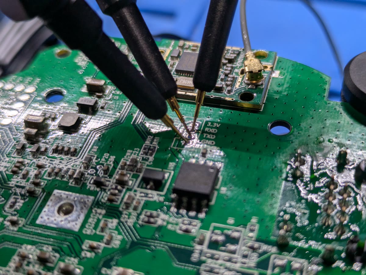 UART interface on PCB